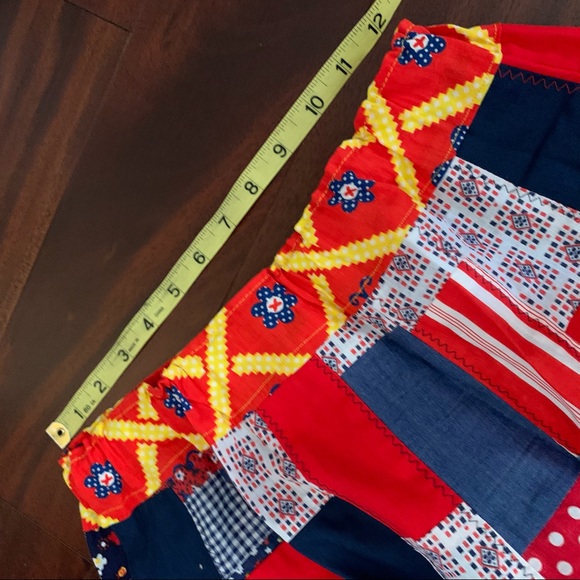 hippie patchwork 90s vintage skirt phish XS boho - Picture 9 of 11